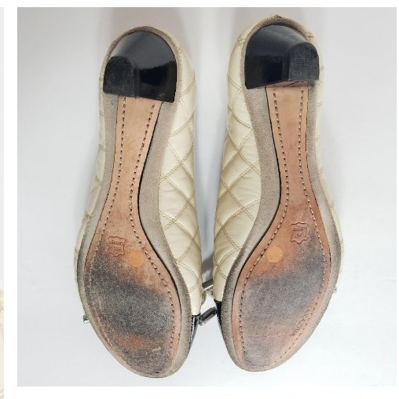 BCBG MAX AZRIA Shoes Ballet Black Patent Quilted 8 - Picture 7 of 7